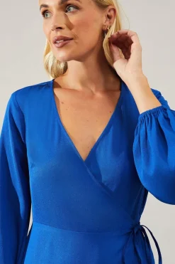 Petite Woven Wrap Dress