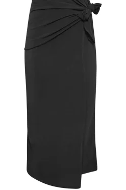Petite Wrap Midi Skirt