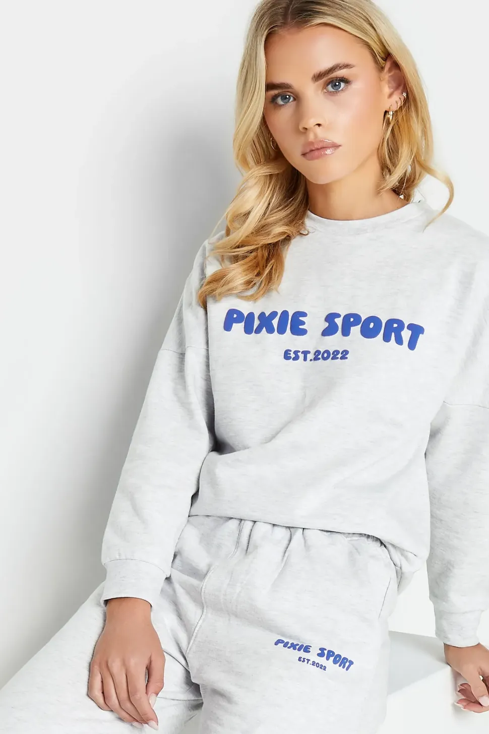 Petite 'Pixie Sport' Slogan Sweatshirt