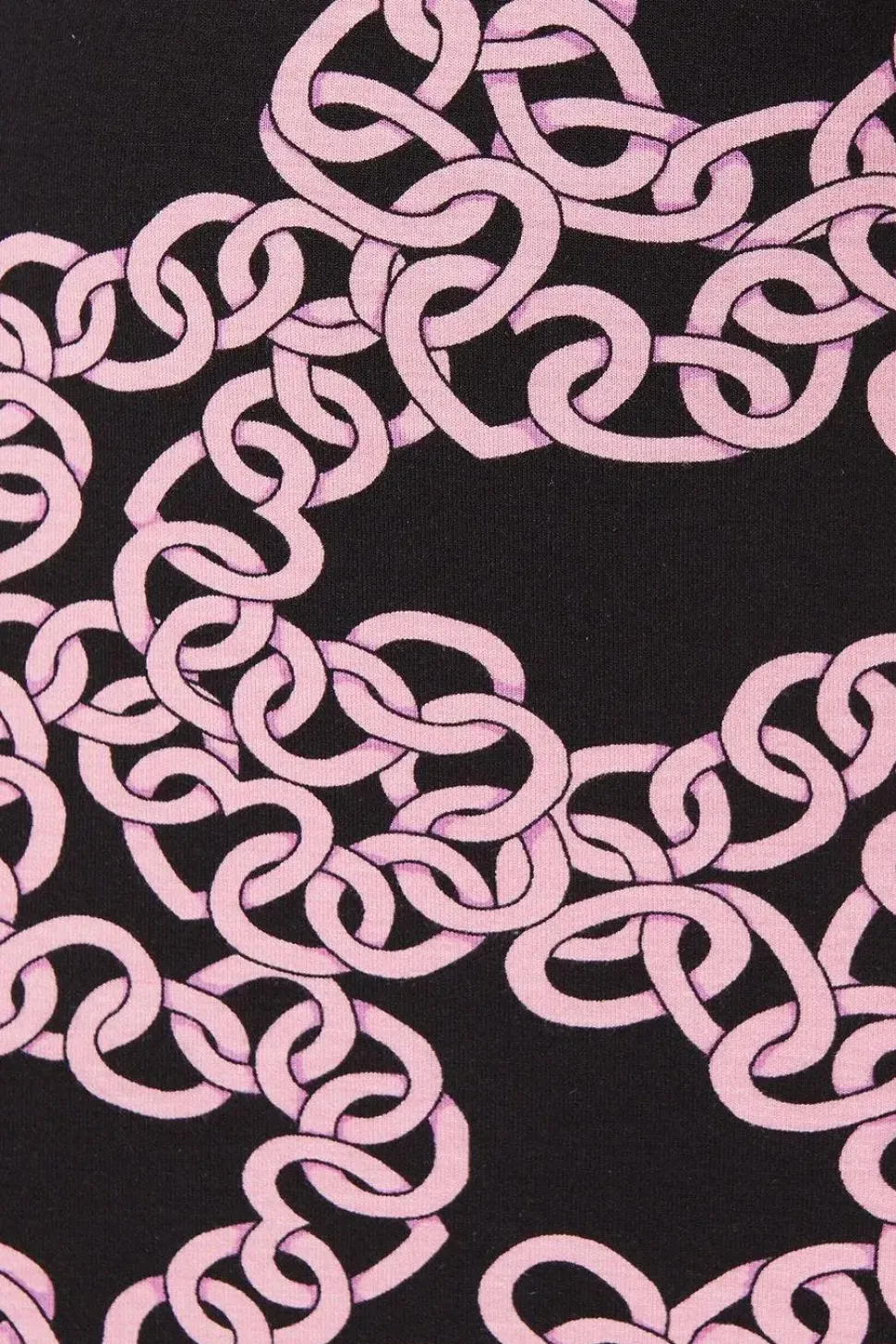 Pink Chain Wrap Midi Dress