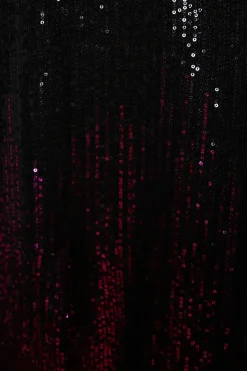 Pink Ombre Sequin Midi Skirt