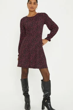 Pink Spot Mini Dress