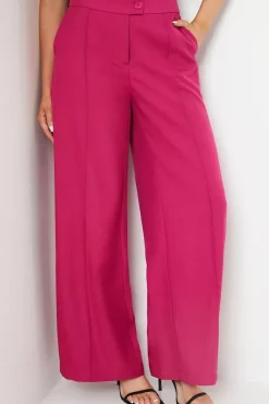 Pink Wide Leg Trouser