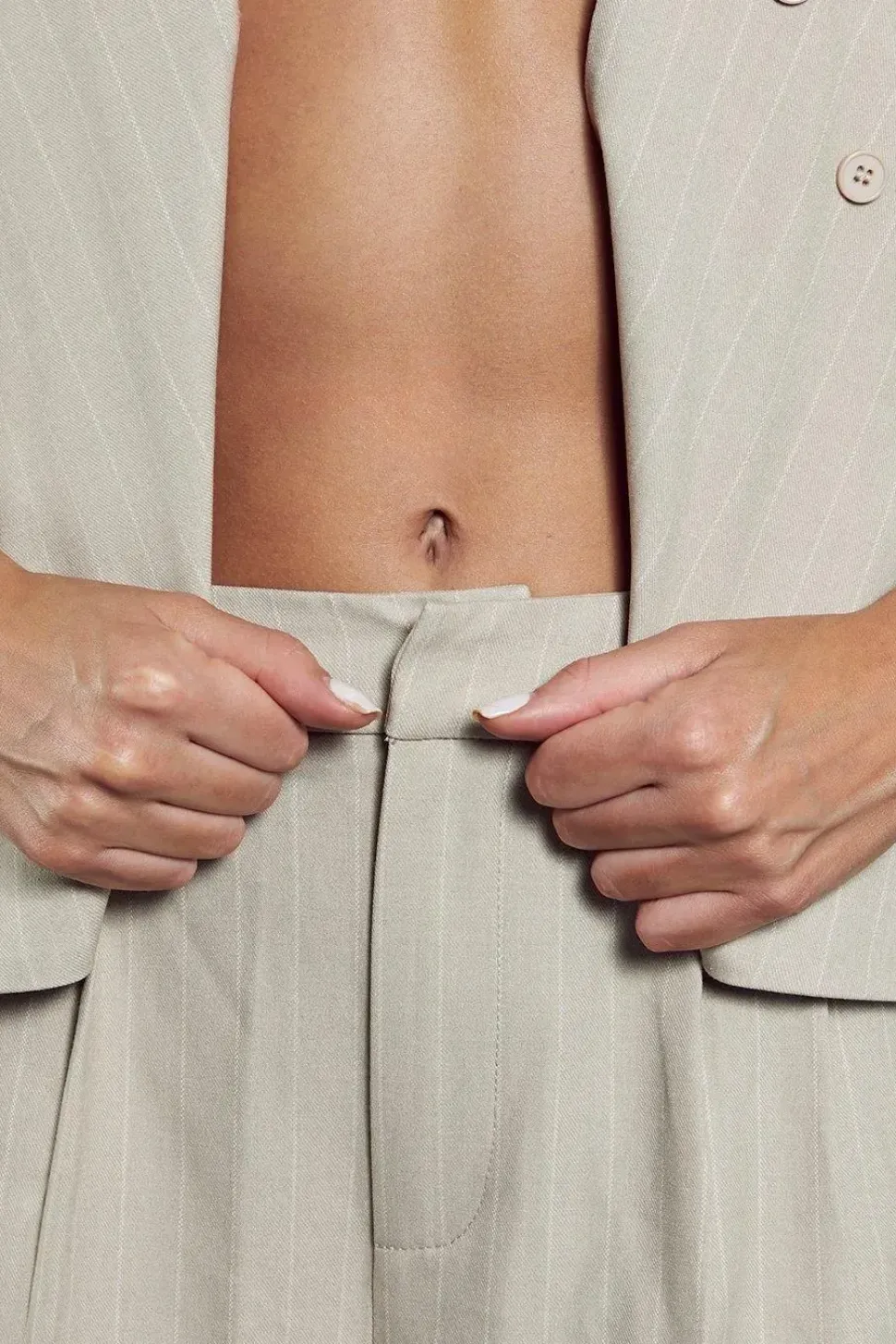 Pinstripe Tailored Trouser