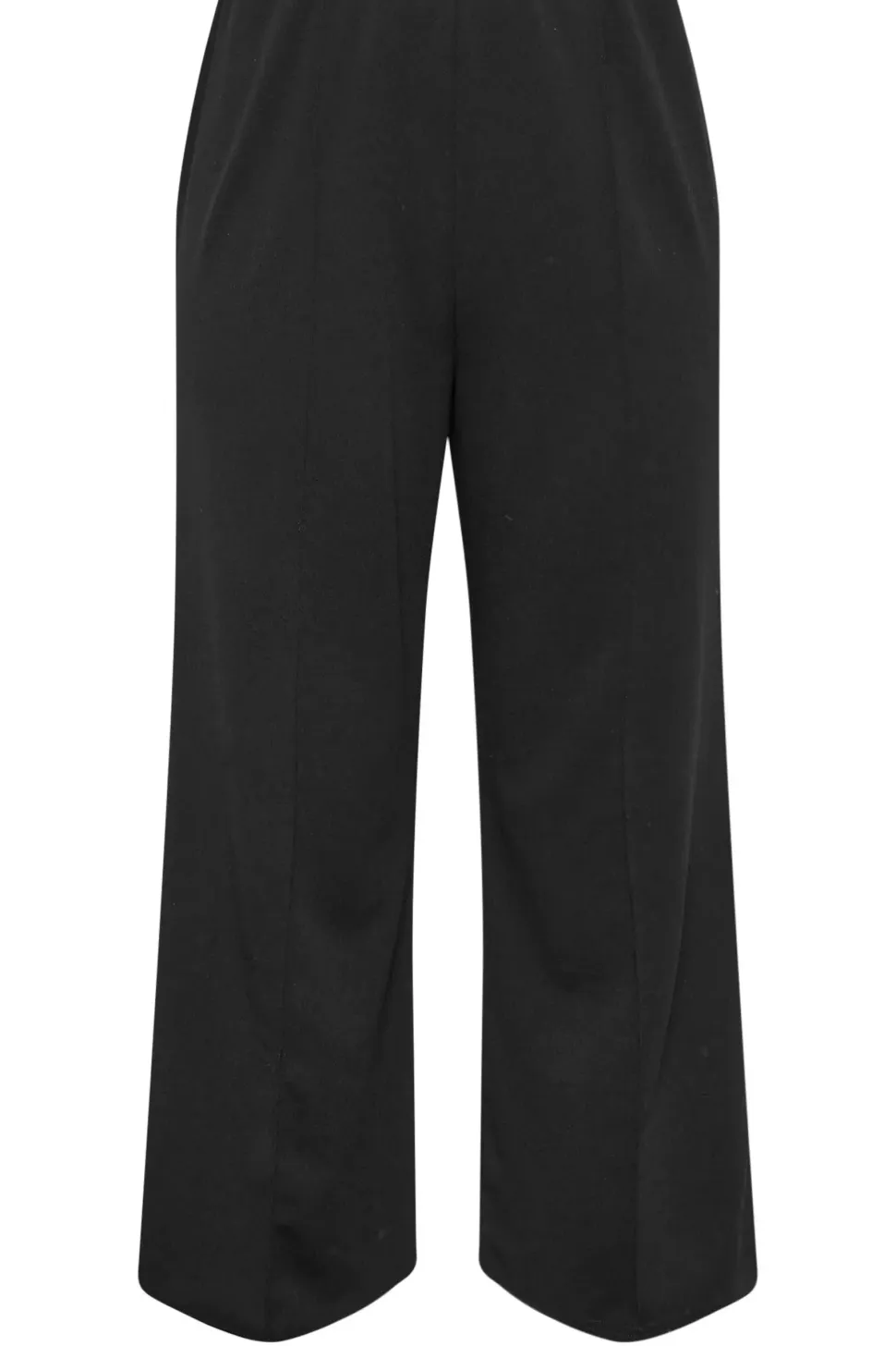 Pintuck Wide Leg Trousers