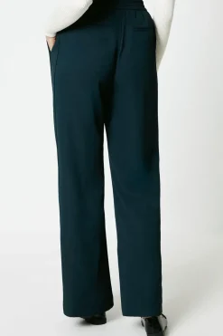 Pipe Detail Wide Leg Trouser