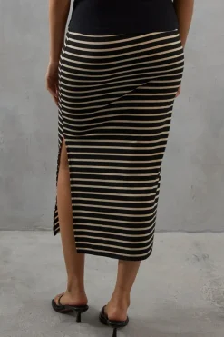 Plain Maxi Jersey Tube Skirt