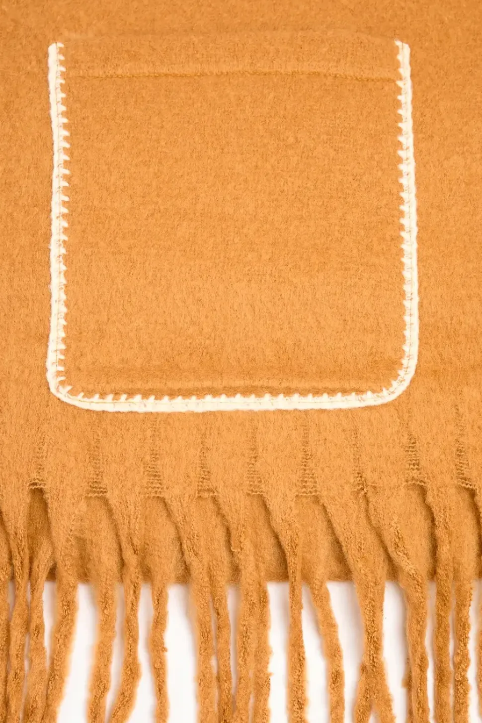 Plain Scarf With Pocket