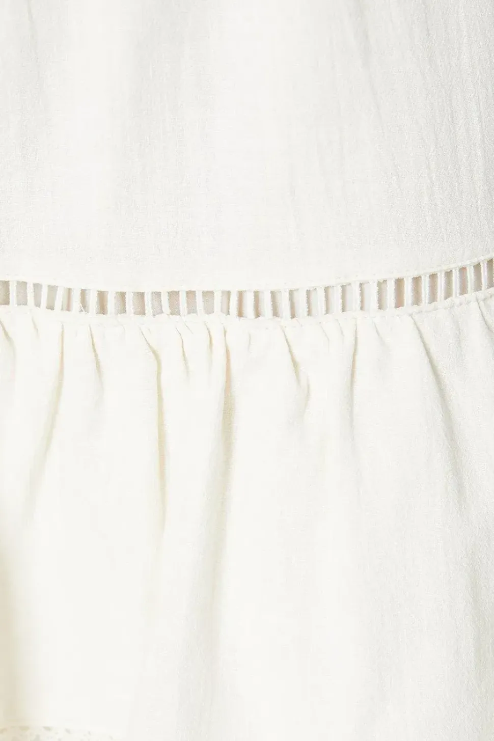 Plain Tiered Mini Skirt