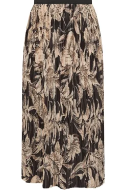 Pleated Maxi Skirt