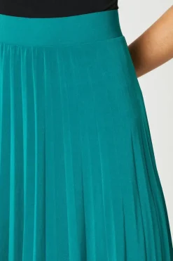 Pleated Midi Skirt