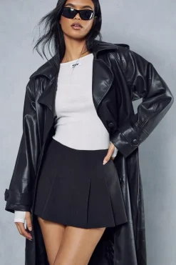Pleated Mini Skort