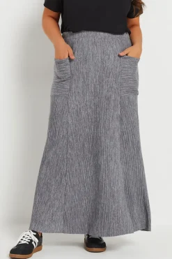 Pleated Pocket Skirt