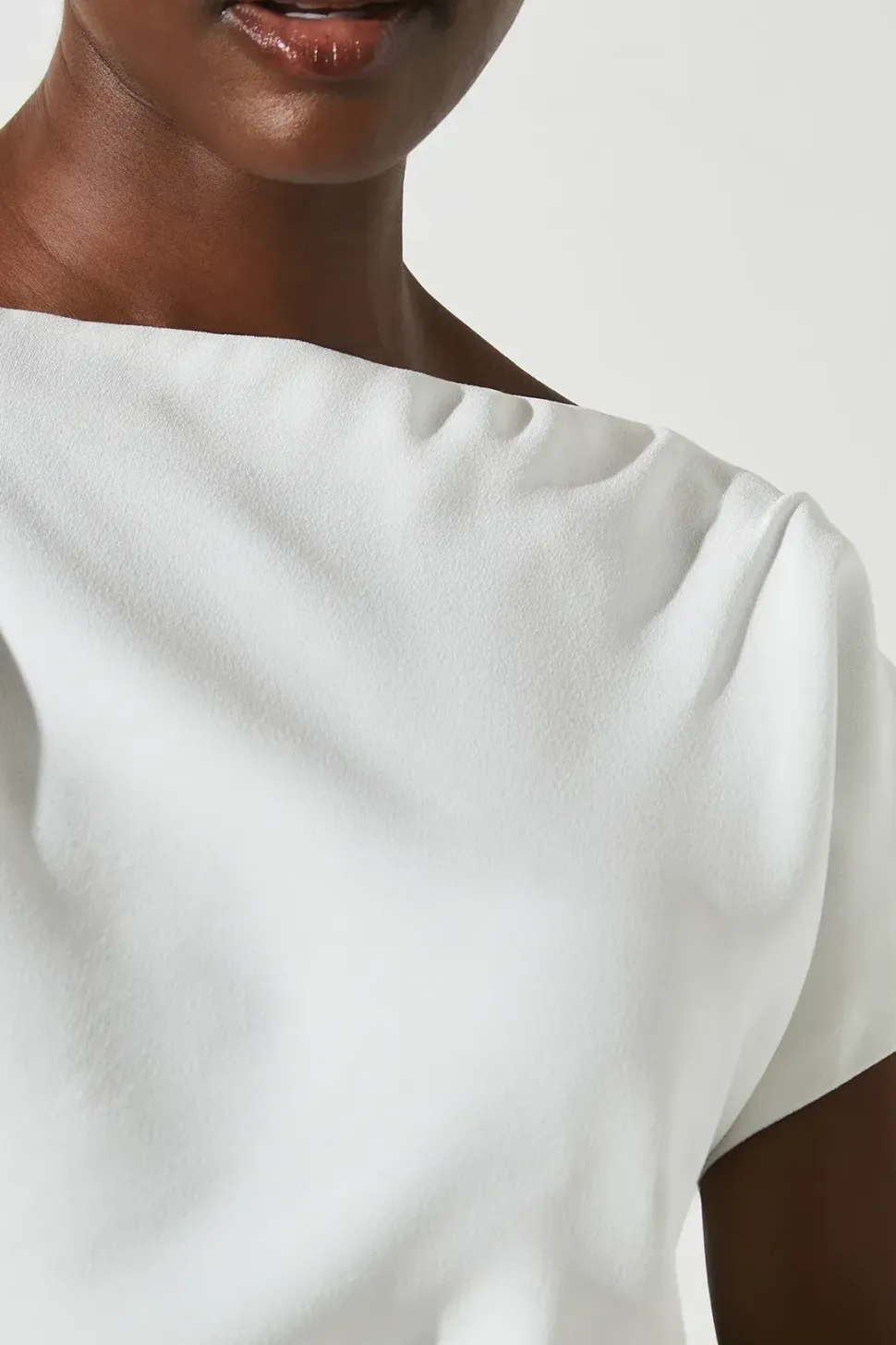 Pleat Off The Shoulder Jumpsuit