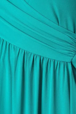 Plus Cross Front Jersey Midi Dress
