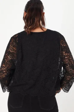 Plus Edge To Edge Lace Jacket