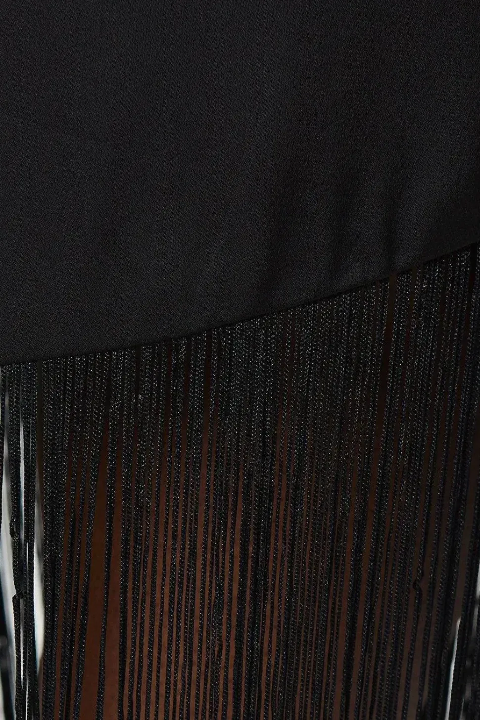 Plus Fringe Hem Shift Dress