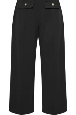 Pocket Front Wide Leg Trousers