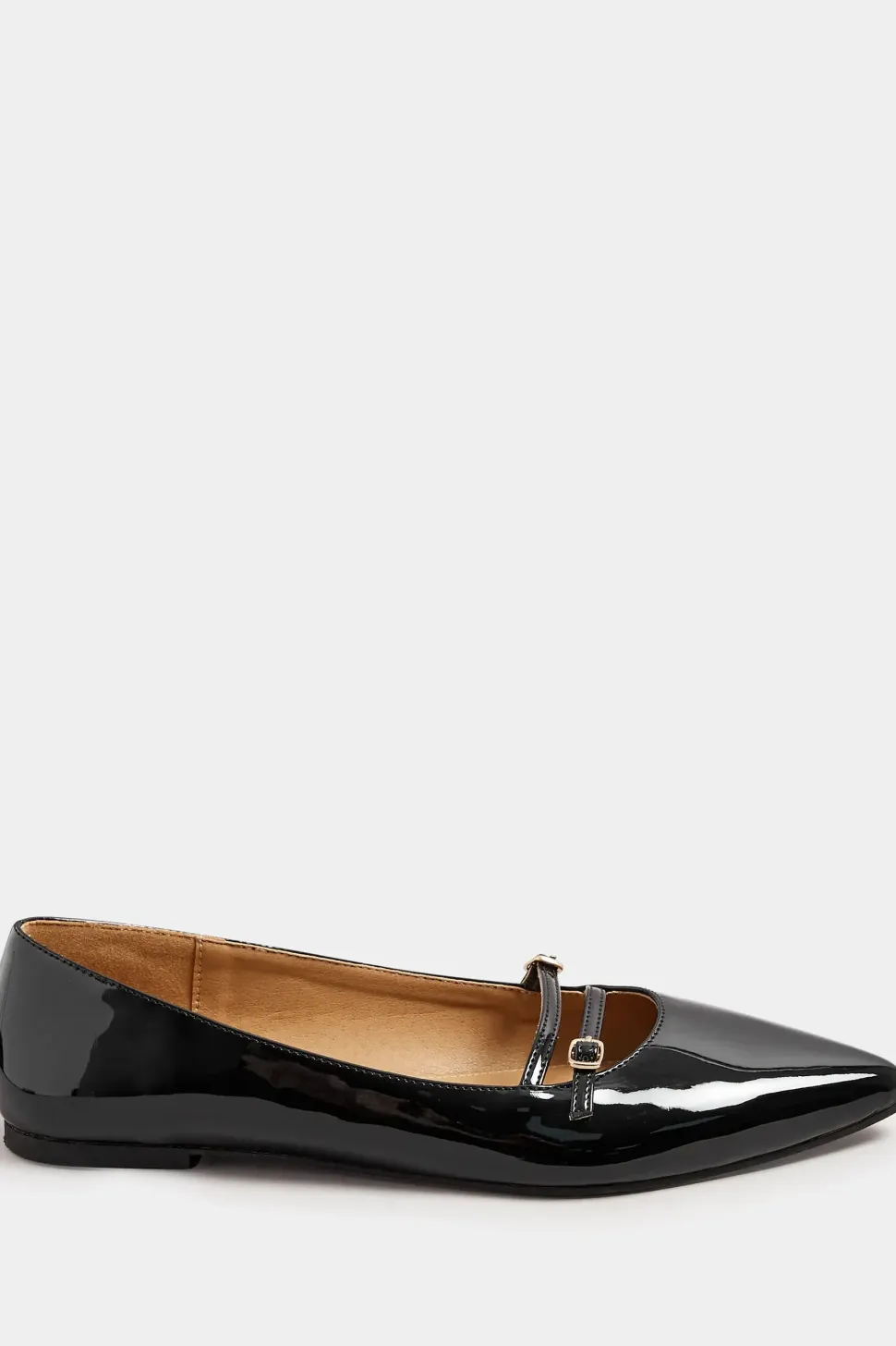 Pointed Buckle Flats In Standard Fit