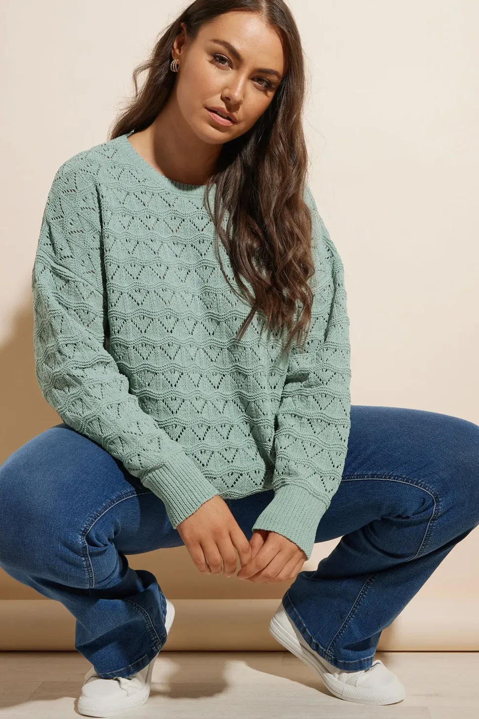Pointelle Chenille Jumper