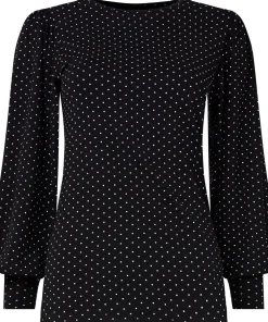 Polka Dot Jersey Top
