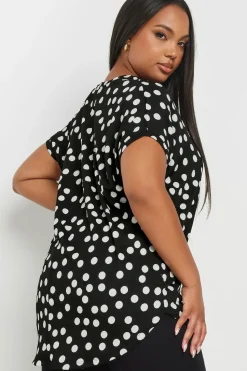 Polka Dot Print Blouse