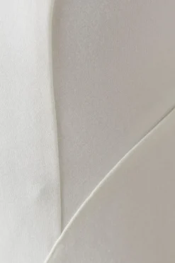 Ponte And Taffeta Mix Maxi Wedding Dress