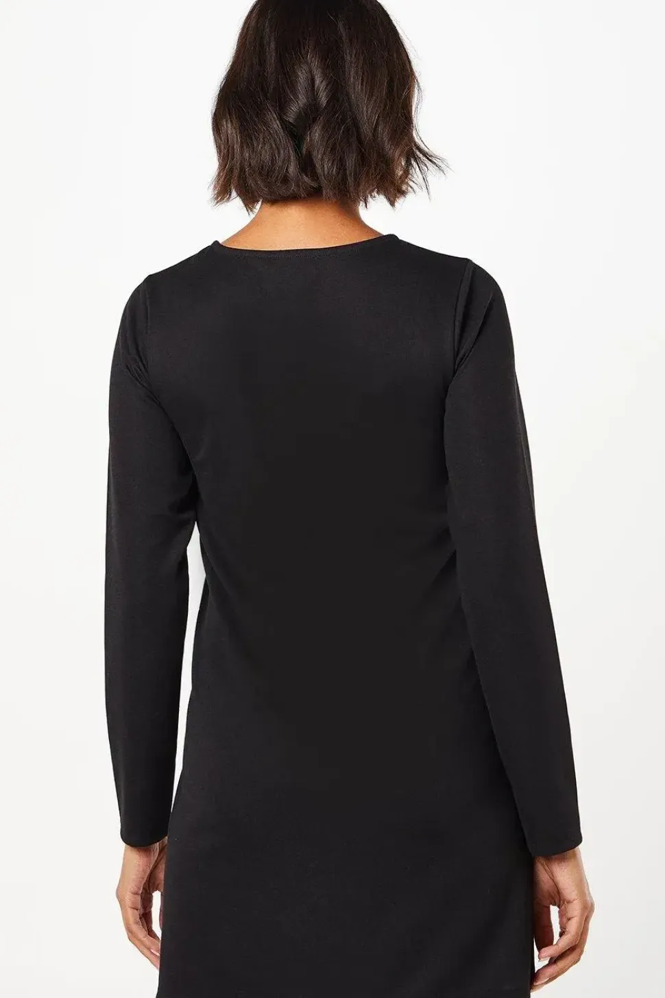 Ponte Button Pocket Dress