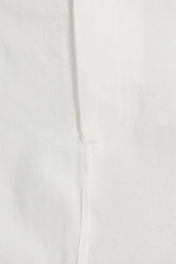 Poplin Belted Flare Maxi Skirt