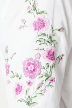 Poplin Embroidered Blouse