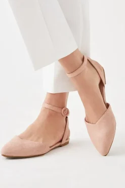 Poppy Open Back Ballet Flats
