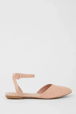 Poppy Open Back Ballet Flats
