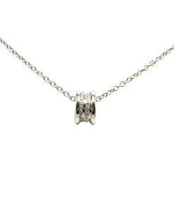 Preloved Bzero1 18k White Gold Diamond Necklace