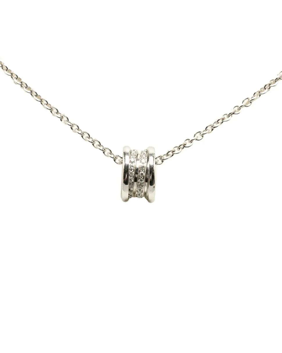 Preloved Bzero1 18k White Gold Diamond Necklace