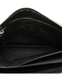 Preloved Calfskin Clutch with Bamboo and Tassel Details