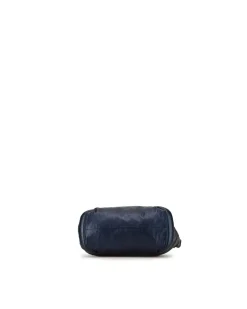 Preloved Canvas Chef Pocket Shoulder Bag with Leather Trim
