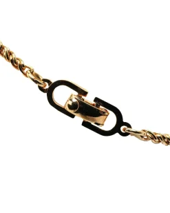 Preloved CD Chain Necklace in Gold