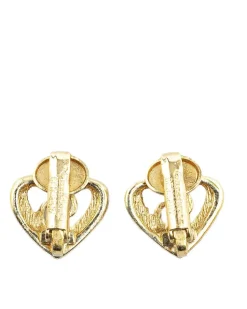 Preloved CD Heart Cufflinks Gold