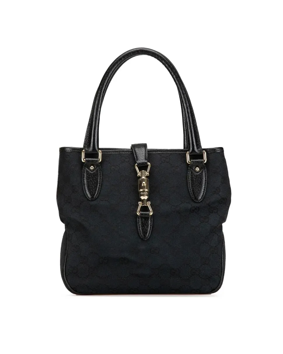 Preloved Embroidered Canvas Flower Pop Tote Bag