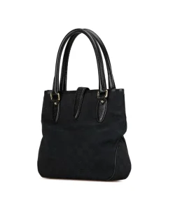 Preloved Embroidered Canvas Flower Pop Tote Bag