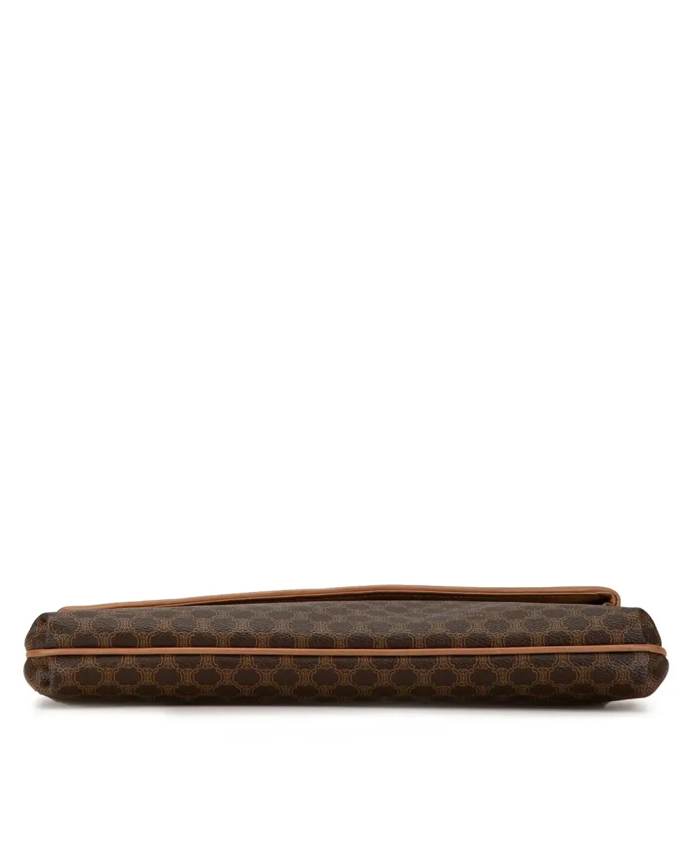 Preloved Eye Clutch - Black Leather Authentic Eye Clutch -