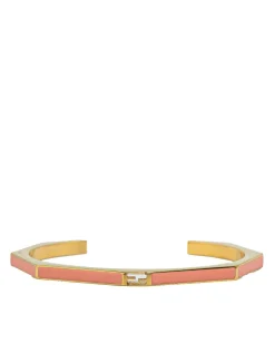 Preloved FF Logo Enamel Bracelet in Pink