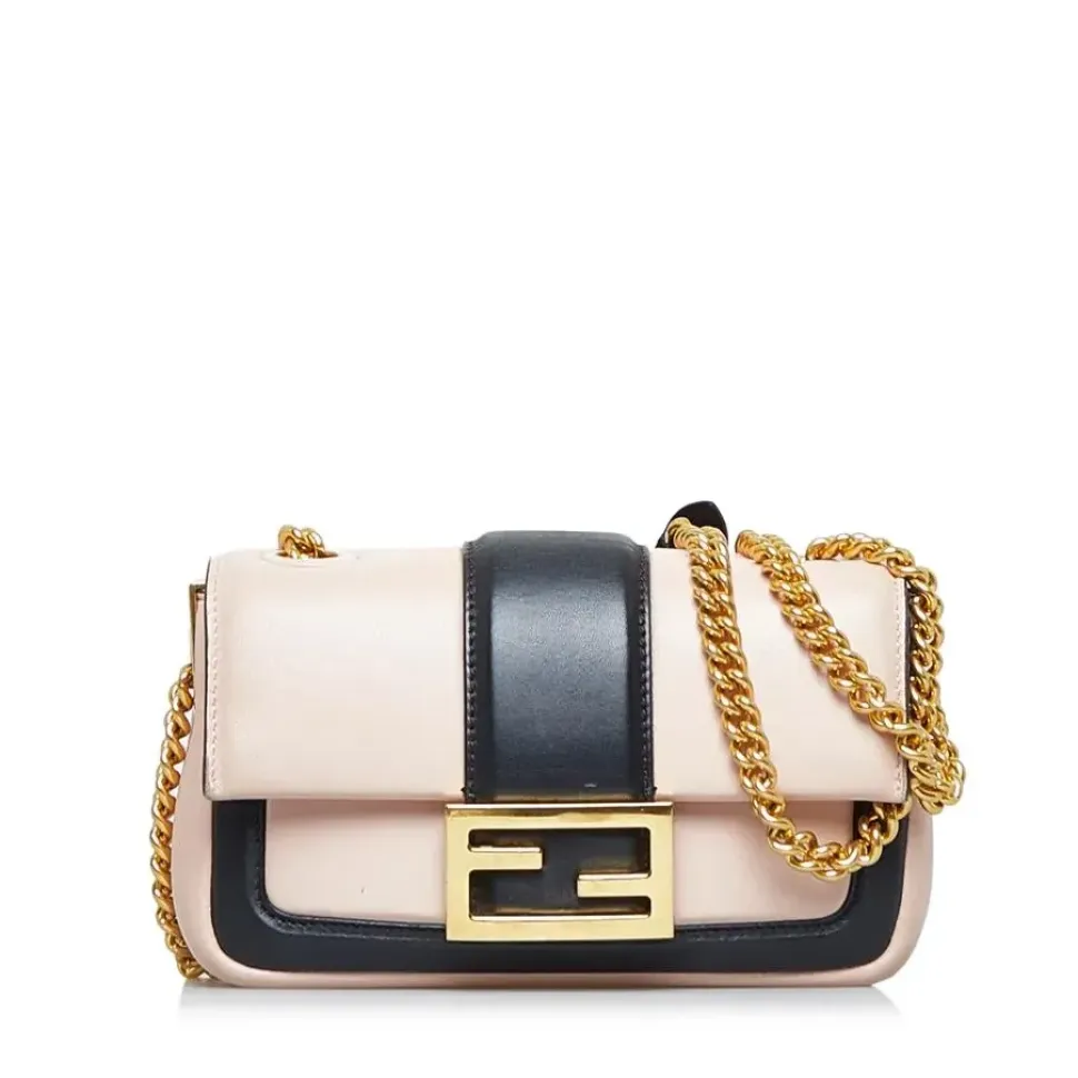 Preloved First Mini Bag Pale Pink Leather Shoulder Bag 8BS043 A9XS