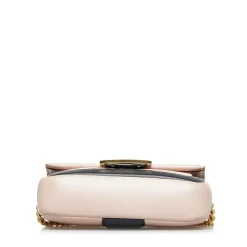 Preloved First Mini Bag Pale Pink Leather Shoulder Bag 8BS043 A9XS