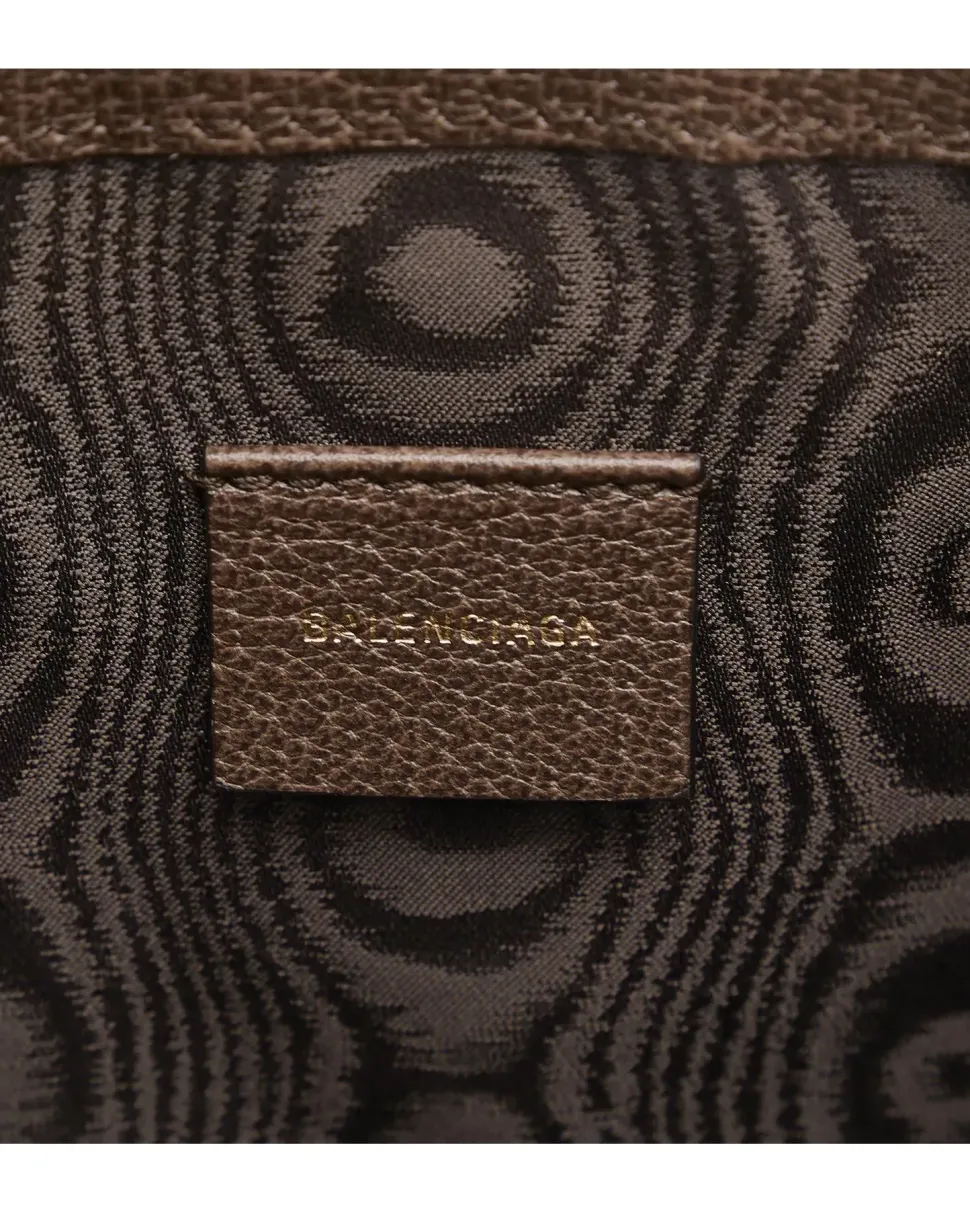 Preloved GG Marmont BeigeEbony Clutch Bag