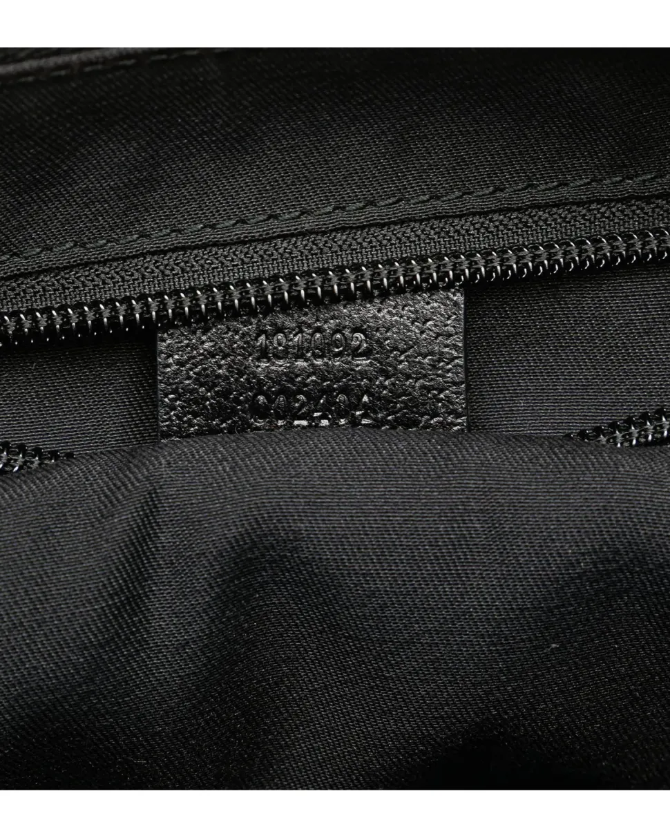 Preloved GG Marmont Mini Chain Bag Black Leather Crossbody Bag