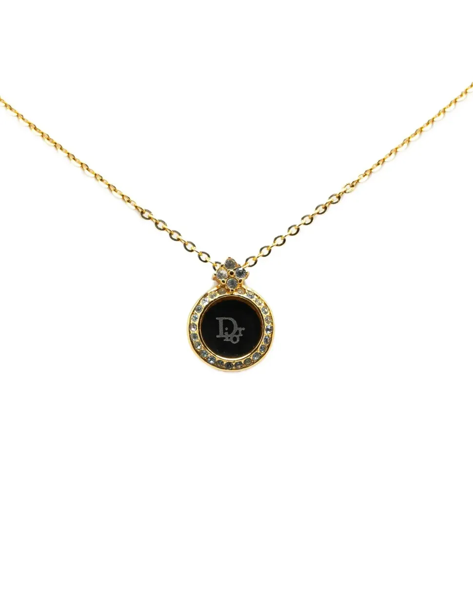 Preloved Gold Plated Pendant Necklace with Lobster Clasp Closure