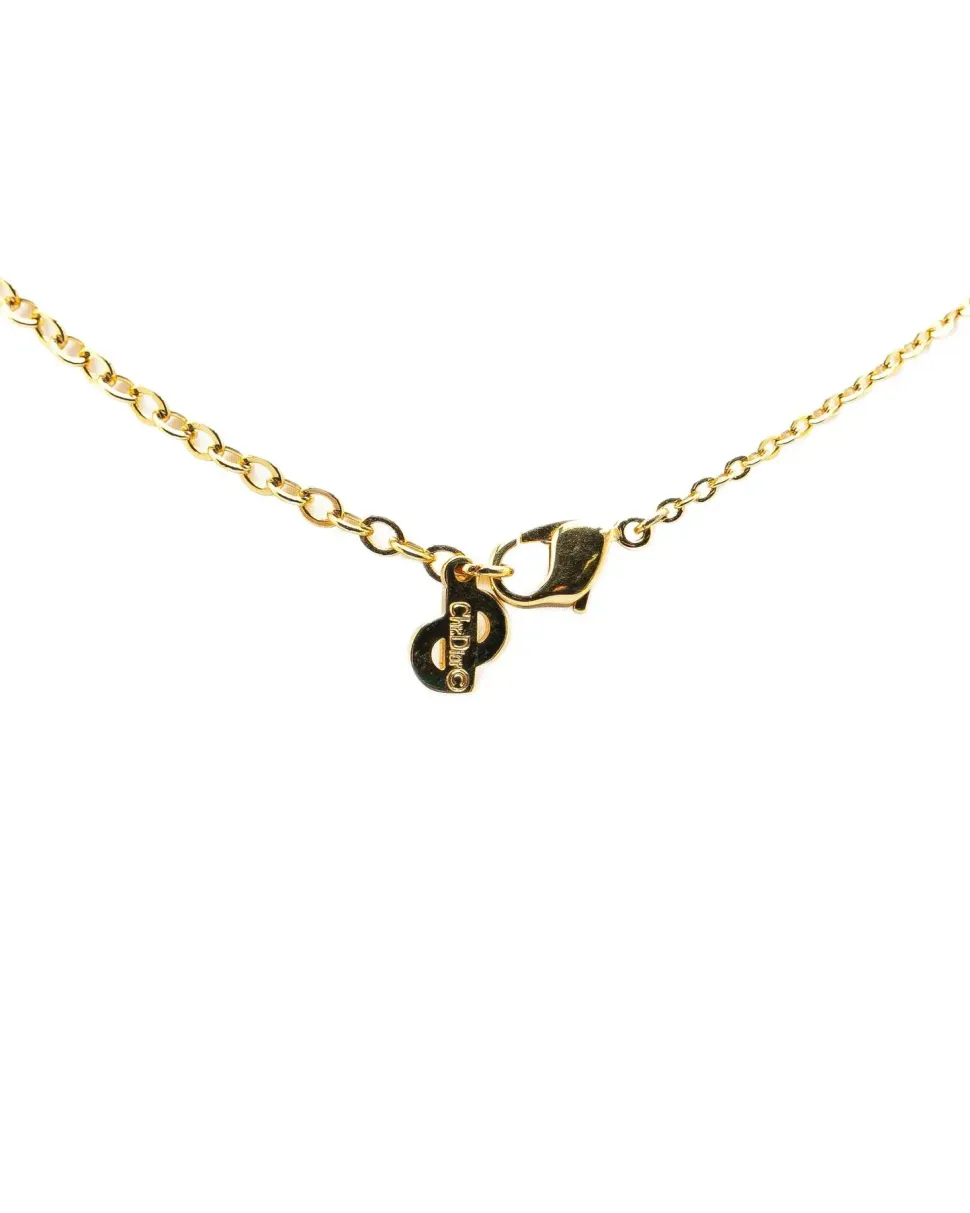 Preloved Gold Plated Pendant Necklace with Lobster Clasp Closure