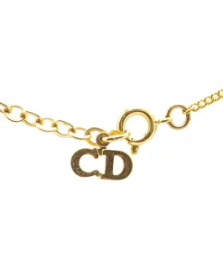 Preloved Gold Plated Pendant Necklace with Spring Ring Closure