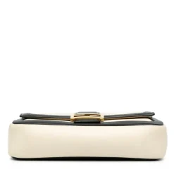 Preloved graphy FF Baguette Shoulder Bag in Black Leather